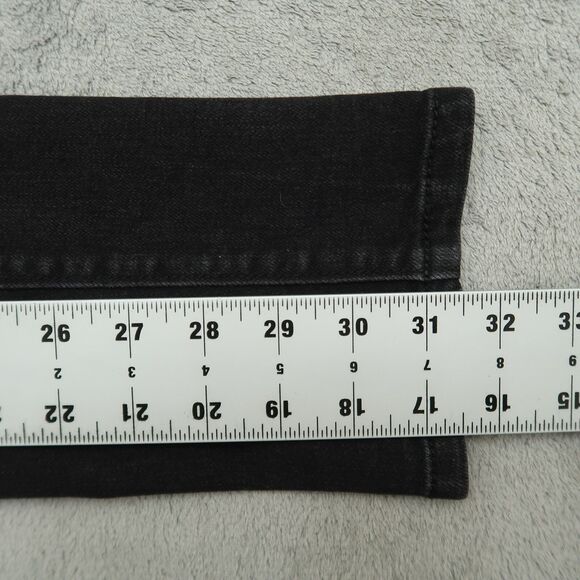 INC International Concepts Jeans Women's 4 Black Low-Rise Skinny 31.5" Inseam - Picture 4 of 16